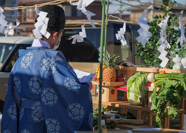 【現場レポ】お客様のお家の地鎮祭を行いました